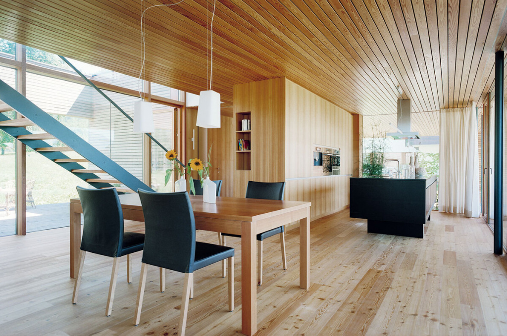 доска пола в интерьере